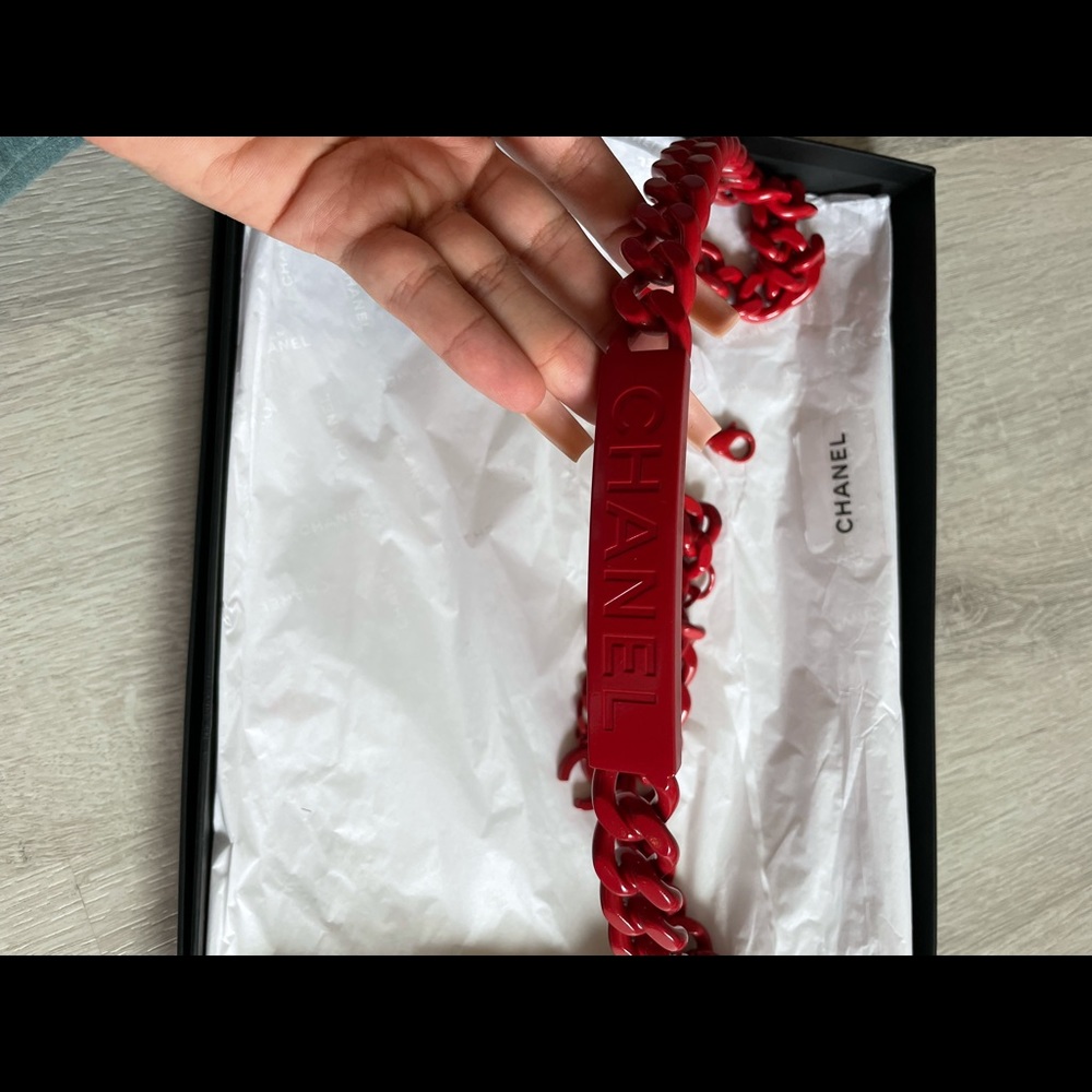 Vintage Chanel chain waist belt